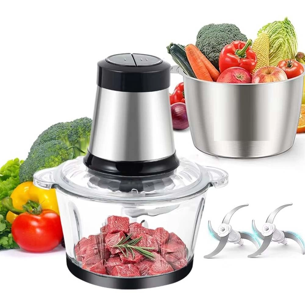Generic Multifunction Stainless Steel Electric Blender & Meat Grinder - 300 W