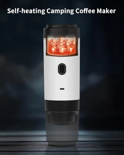 Portable Electric Espresso Machine - 60 Milliliters Ground Coffee & NS Capsules