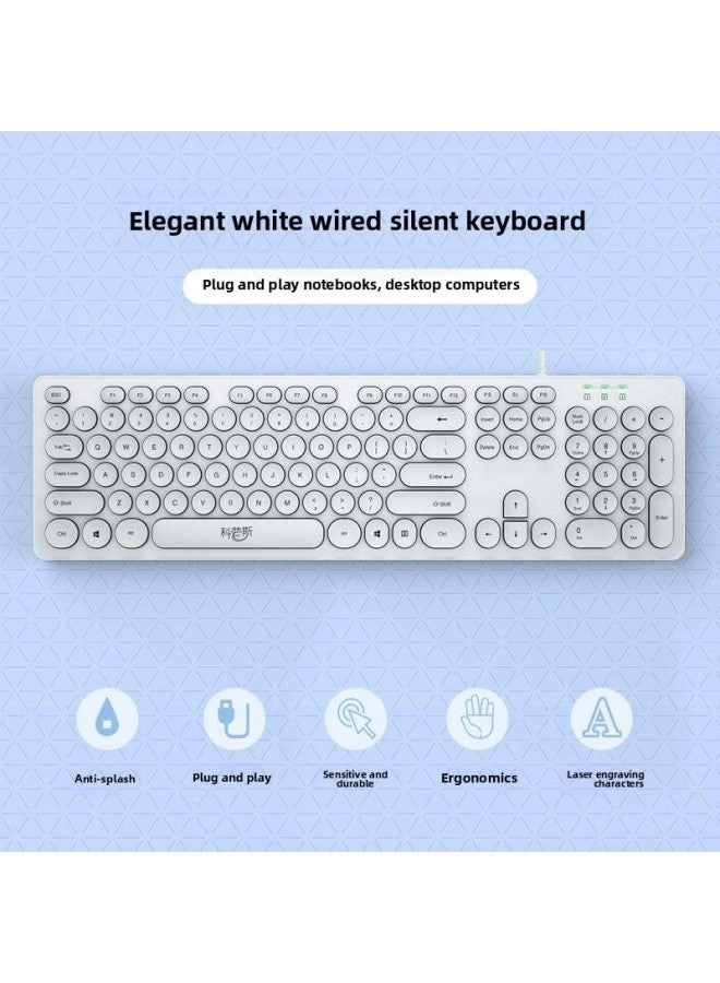 Generic L1 Mechanical Feel Silent Keyboard - Wired/Wireless