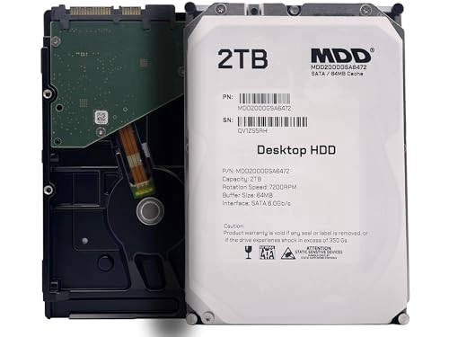 MDD MAXDIGITALDATA 3.5" 7200rpm 64MB SATA 6Gb/s (MDD2000GSA6472) - 2TB