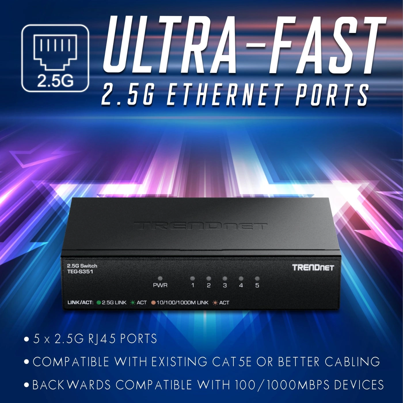 TEG-S351 - 5-ports