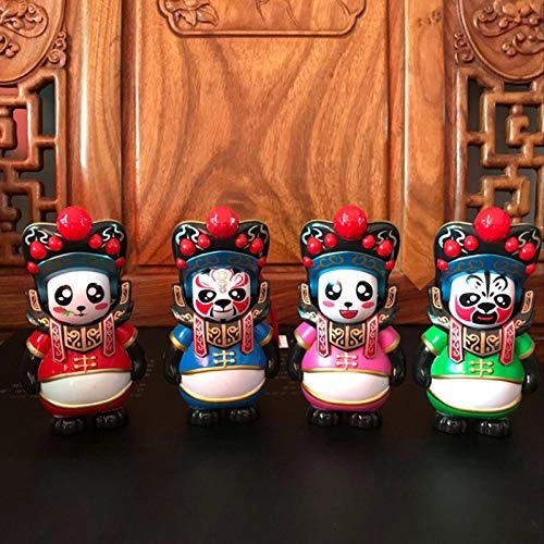 Sichuan Opera face-changing doll - Green panda 4 faces