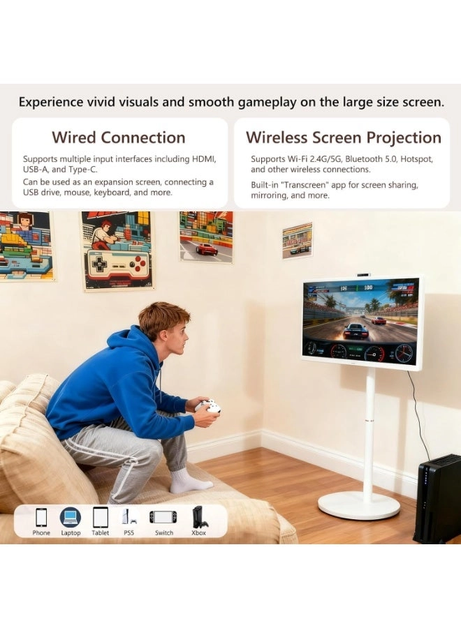 Portable Smart TV Monitor - Full HD 32 Inch