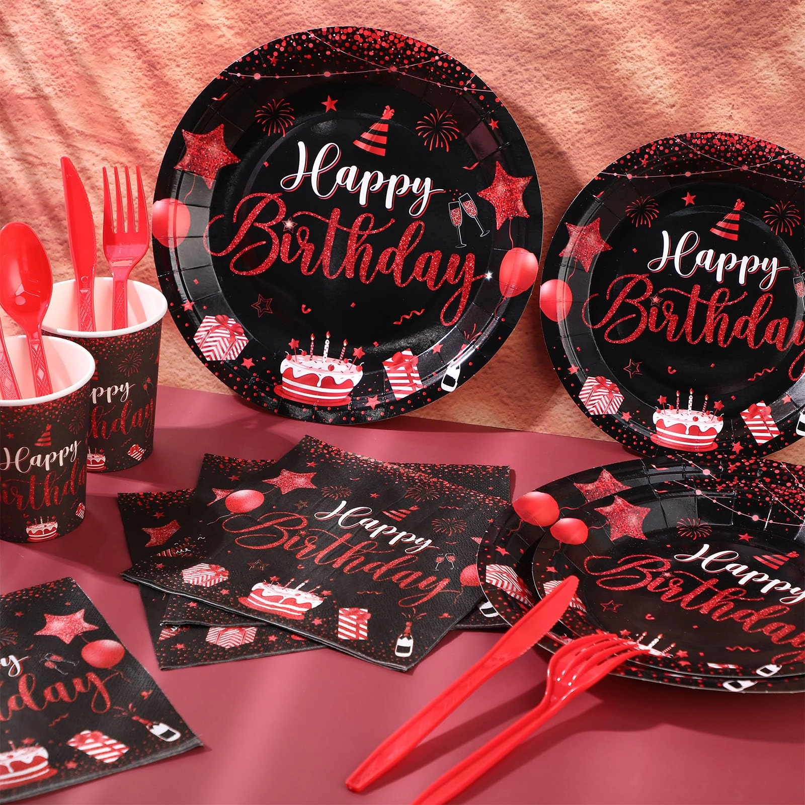 171 Pcs Happy Birthday Party Supplies