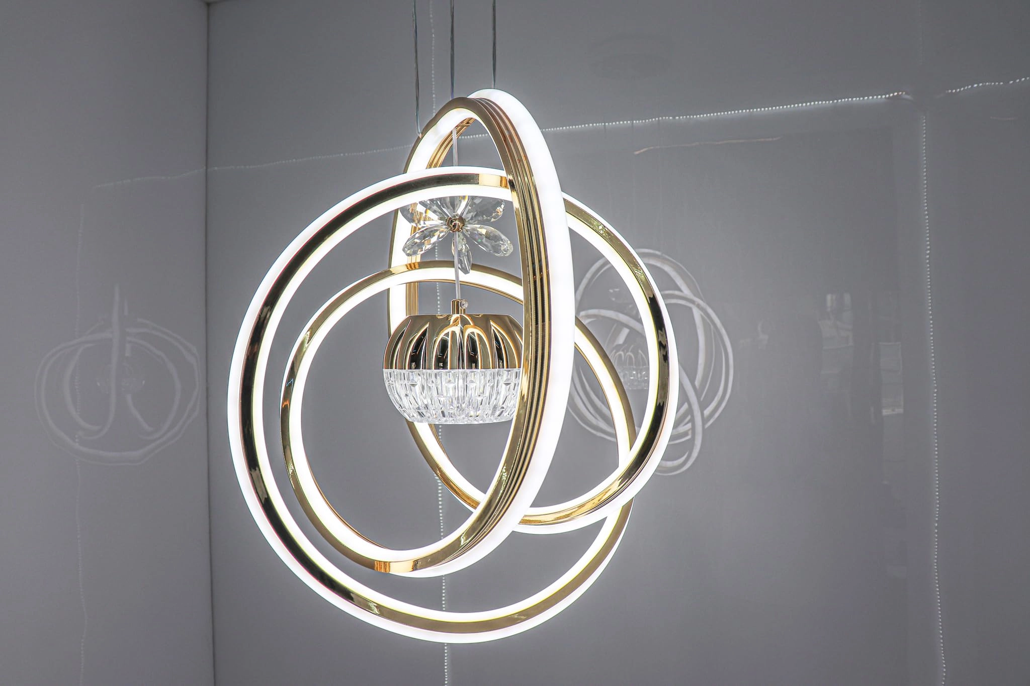 Modern LED Chandelier - Dimmable