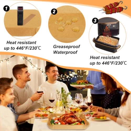 Air Fryer Liners - Paper 100pcs