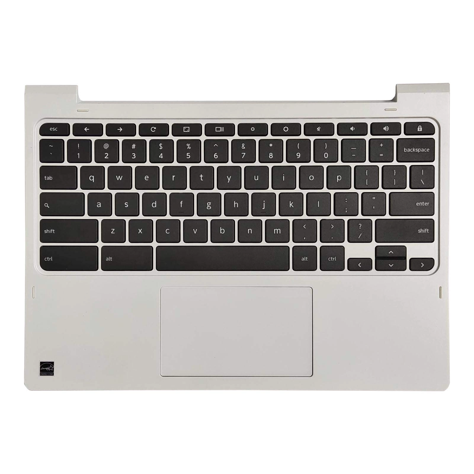 Rinbers Tech Palmrest Upper Case - Lenovo Chromebook 11 C330 US Keyboard Touchpad