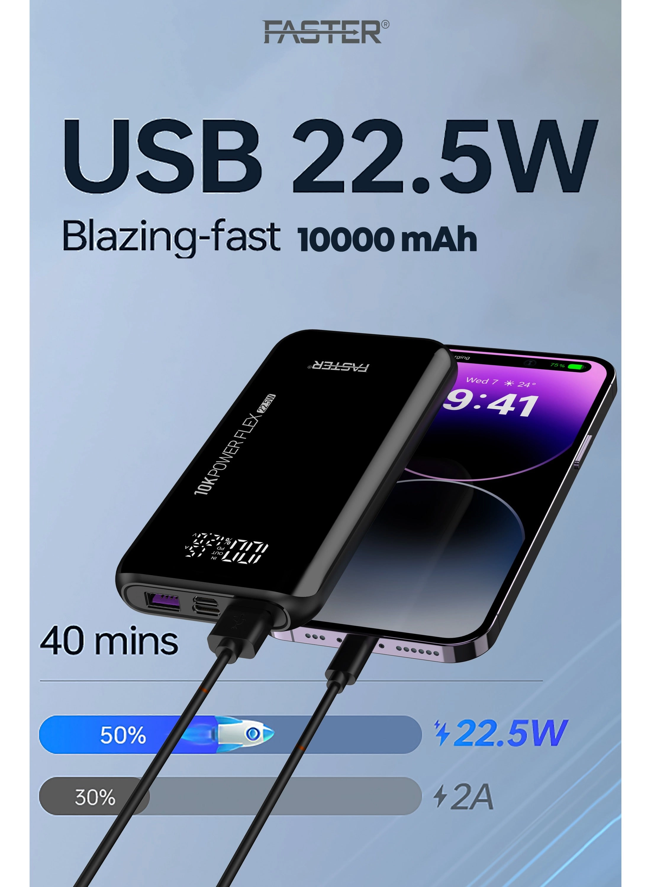 J11 Pro - 10000 mAh 22.5 Watt