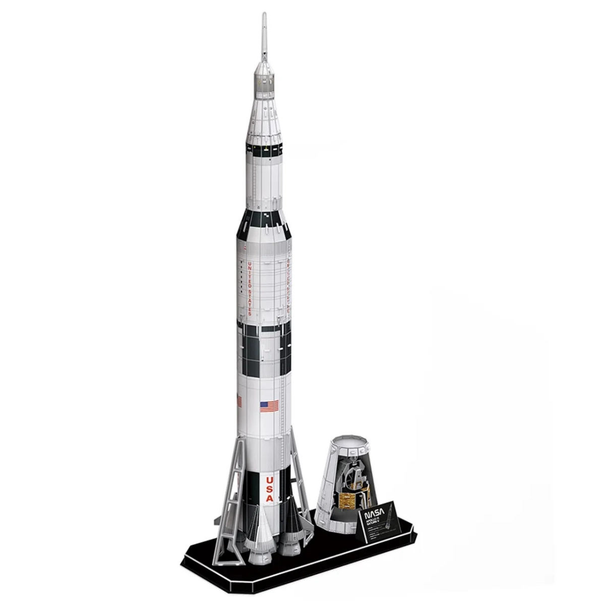 NASA Apollo Saturn V 3D Puzzle (ALGT-DS1059H) - 136 pcs