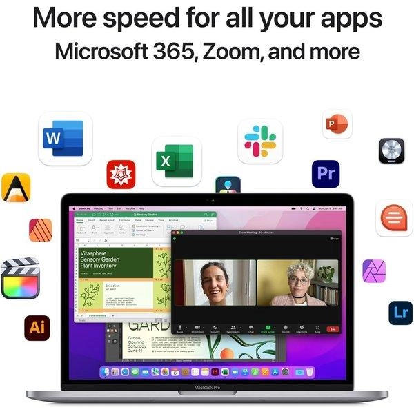 MacBook Pro 13 M2 MNEP3 - 13'' M2 8GB DDR4 256GB SSD