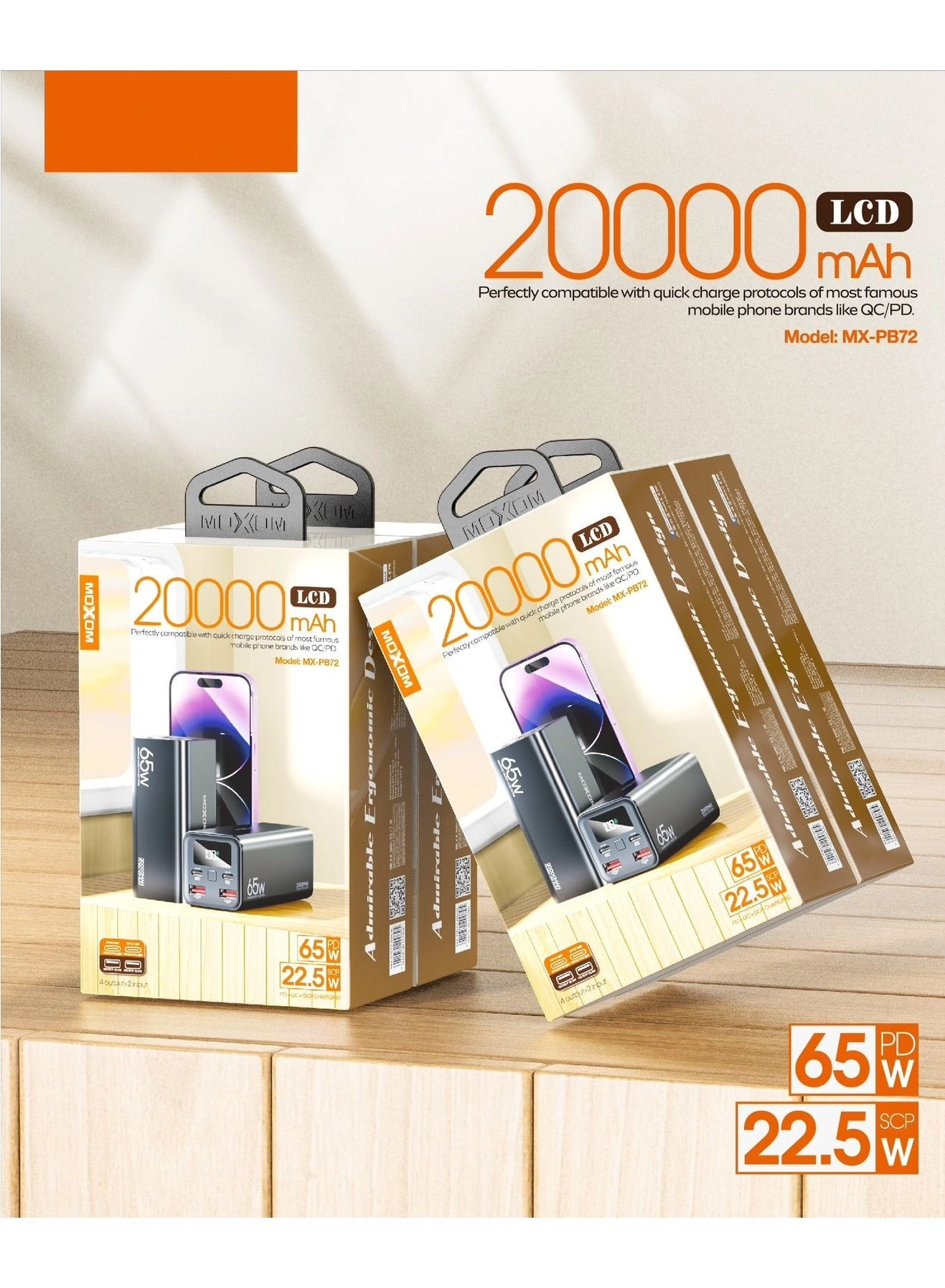 MX-PB72 - 20000 mAh 65W