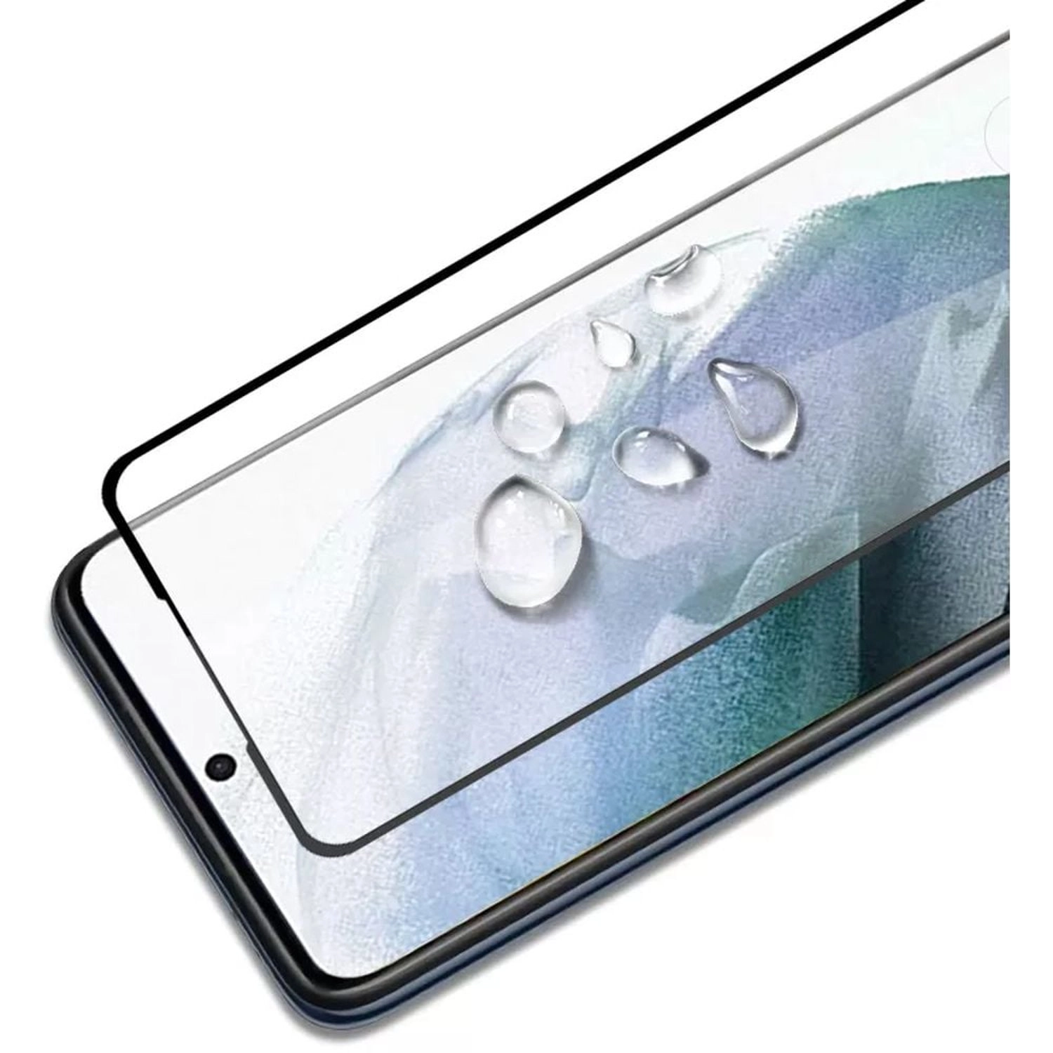 glassology Smartphone Case and Screen Protector - Tempered Glass for Samsung Galaxy S21 FE