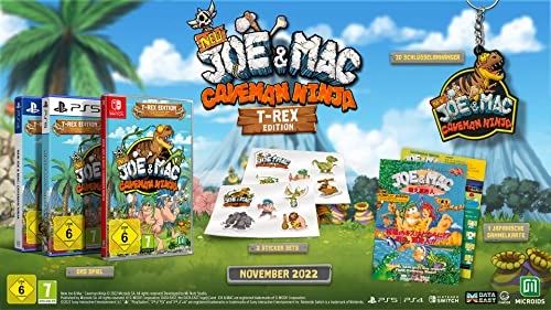 Joe & Mac: Caveman Ninja - T-Rex Edition PlayStation 5