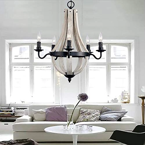 E14 American Style Vintage Chandelier - 100cm