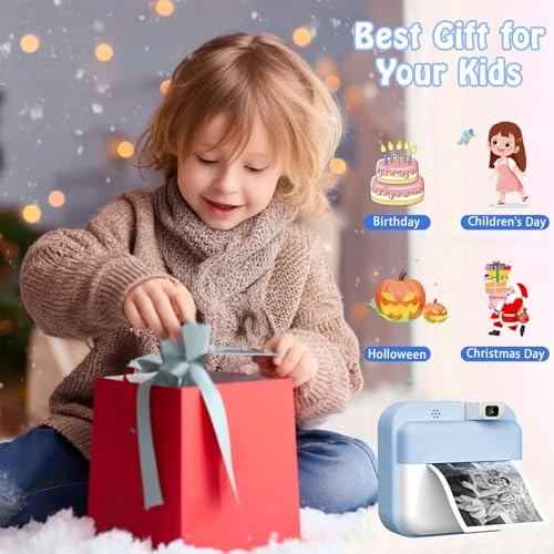 Instant Photo Camera - 2.0 Inch HD Screen 48 MP 1080P