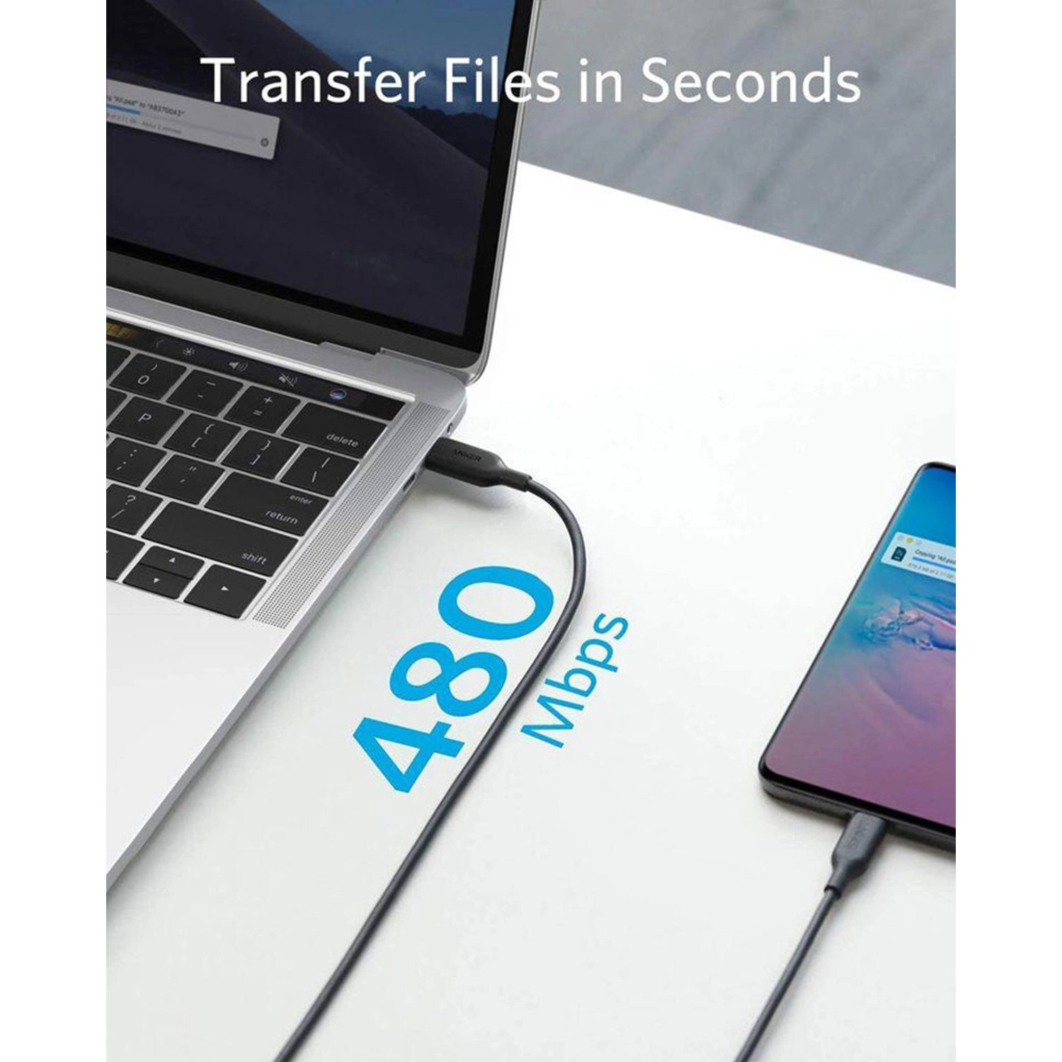 PowerLine III Flow Cable 100W USB-C to USB-C 1.83m