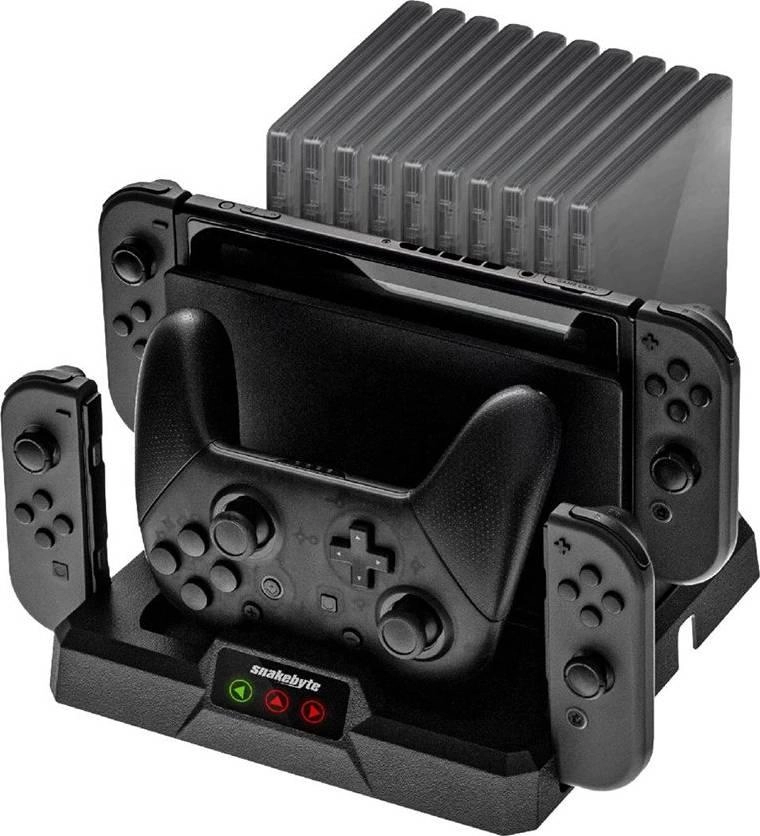 Dual Charge Base - Charging Station Black