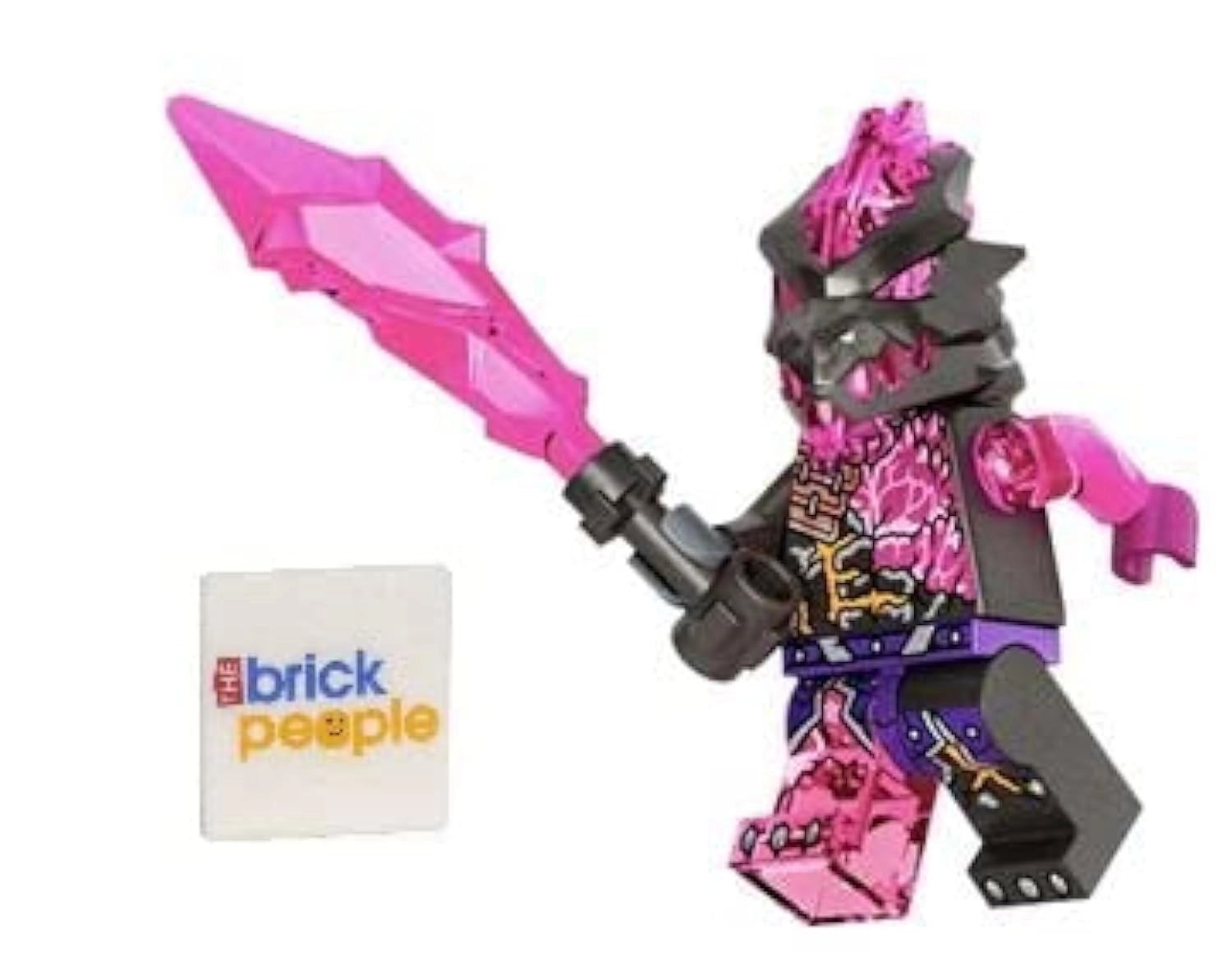 LEGO Ninjago Crystalized - Vengestone Guard - Vengestone Spear The Brick People Tile (NJO781)