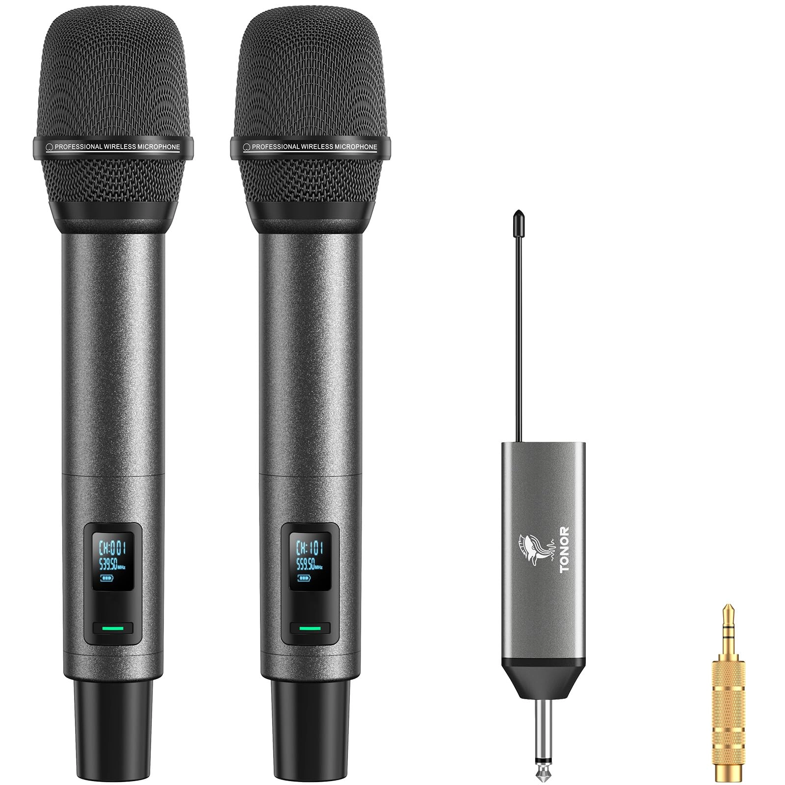 Tonor TW520 - 2 x Wireless microphones UHF