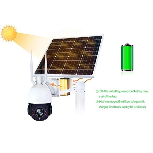 Solar Wireless Remote Surveillance Camera 5MP