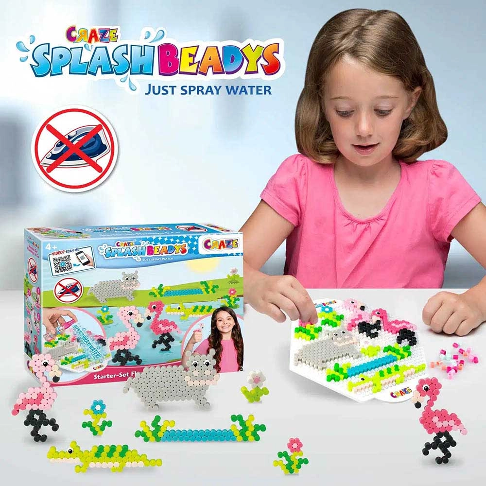 Splash Beadys Starter Set - Flamingo