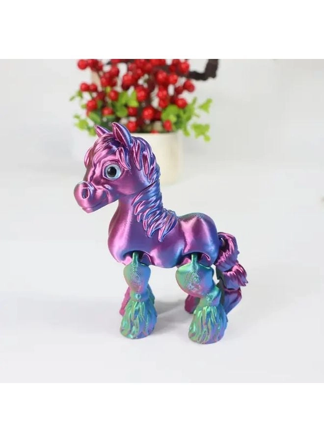 Pegasus Figurine - 3D-printed + Unicorn Figurine