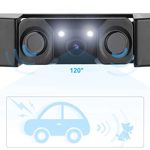 European Car License Plate Frame with Rear View Camera - Infrared 648*488