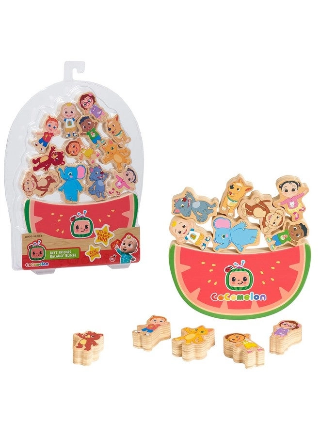JJ & Friends Wood Block Set - 18 months and up 30 pieces