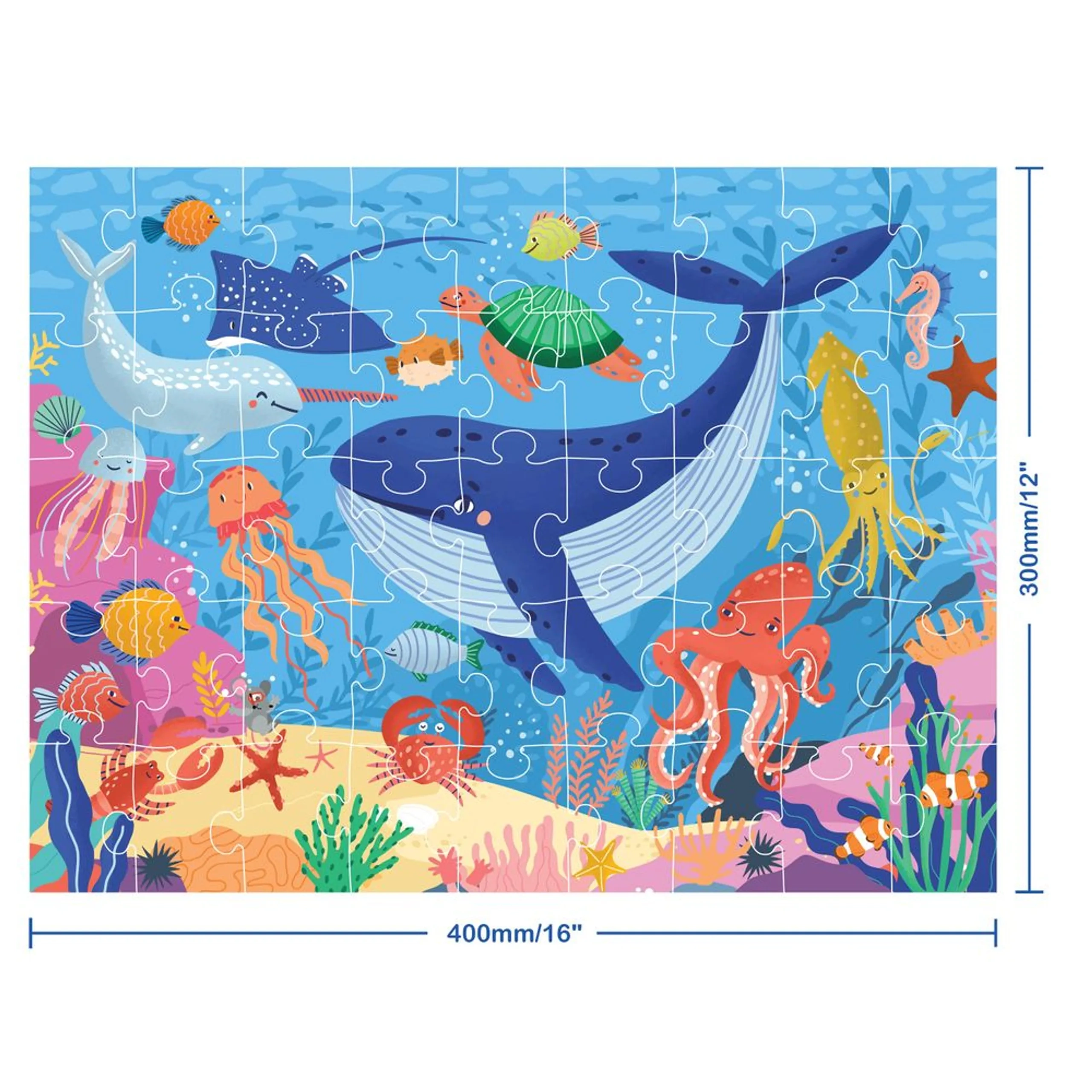 Under The Sea Puzzle (40761363-HST02443) - 45 pcs