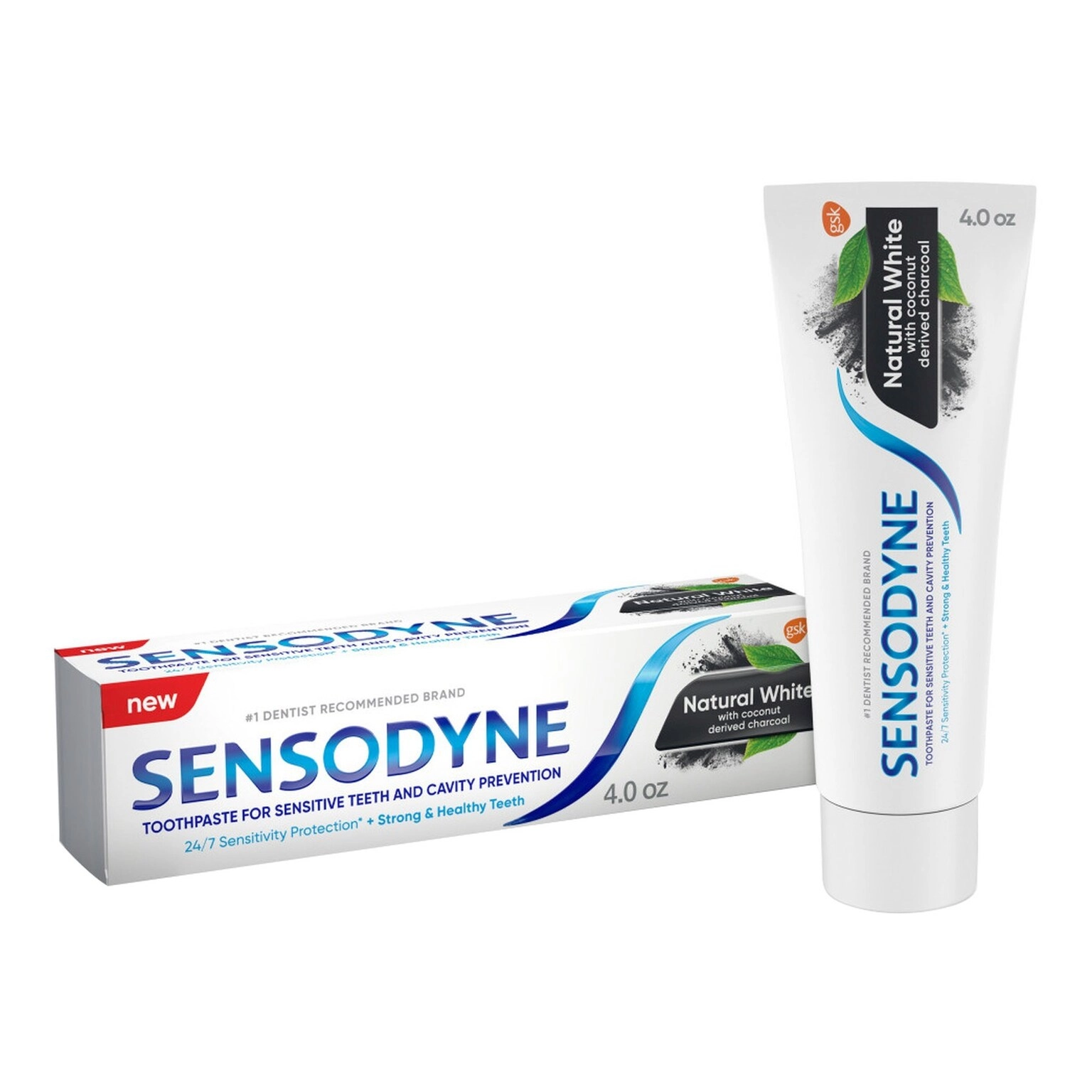 Sensodyne Natural White Charcoal Toothpaste 75ml