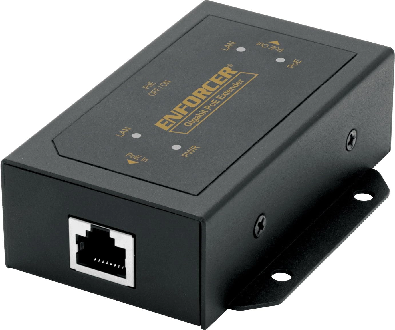 SECO-LARM NR-P102E-TQ - 1x Shielded RJ45 10/100/1000 Mbps up to 85W