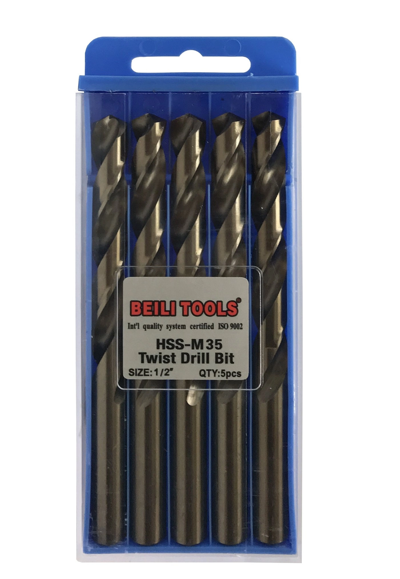 BEILI TOOLS HSS M35 Cobalt Twist Drill Bits - 5 12.7mm