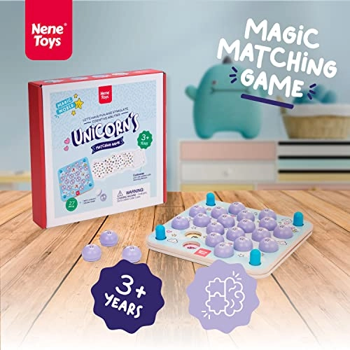 Unicorn's Memory Game - 3 4 5 6 Years Old 21 pieces