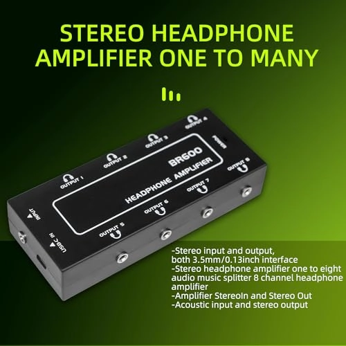 BR600 - 8-Channel Type-C 5V Input 3.5mm Output
