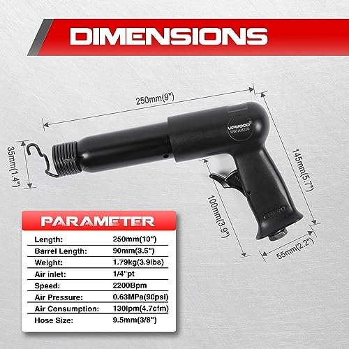 AH250 - Long Barrel Air Hammer Kit