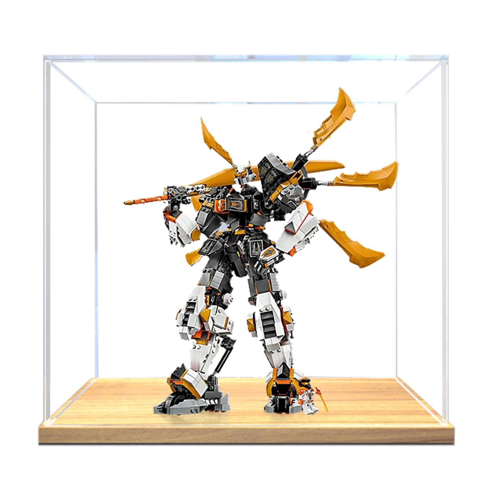 Acrylic display case (71821) - LED 45 x 30 x 45 cm Black