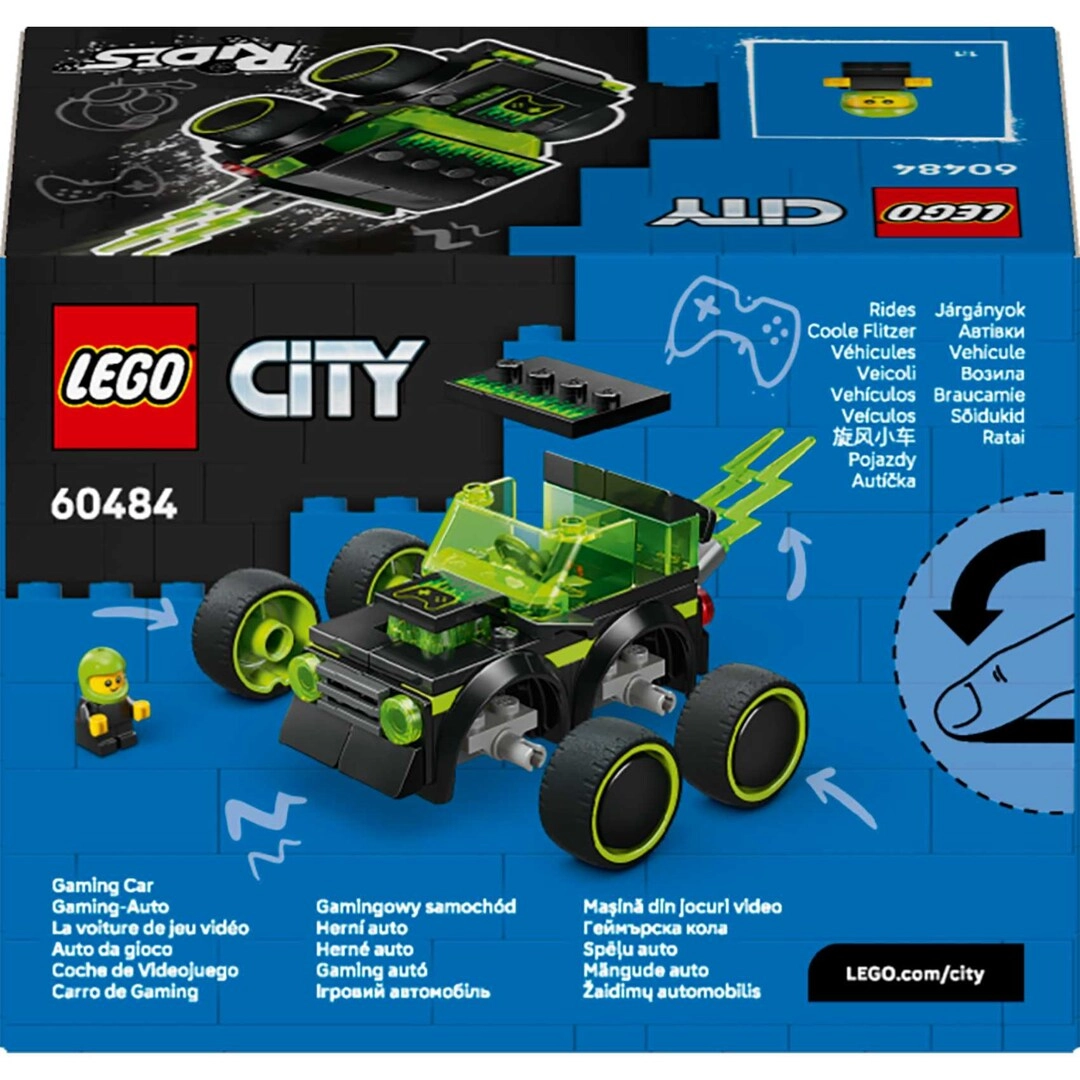 COLOR LAND CHILDRENS TOYS CENTER LLC City Gaming Race Car (60484) - Ages 5+