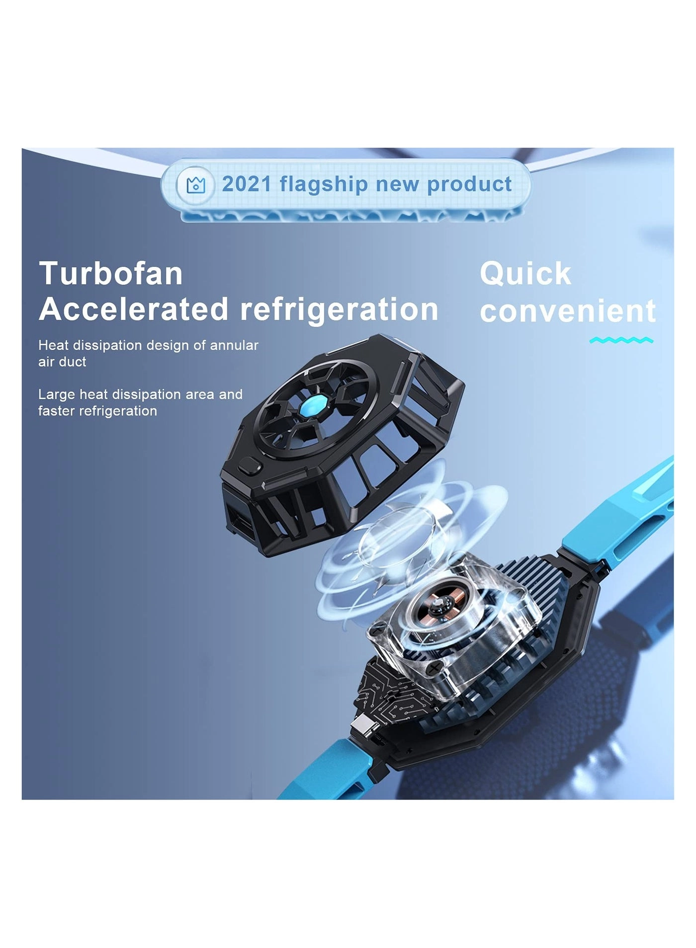 Semiconductor Cooler - Heat Sink RGB Back Clip