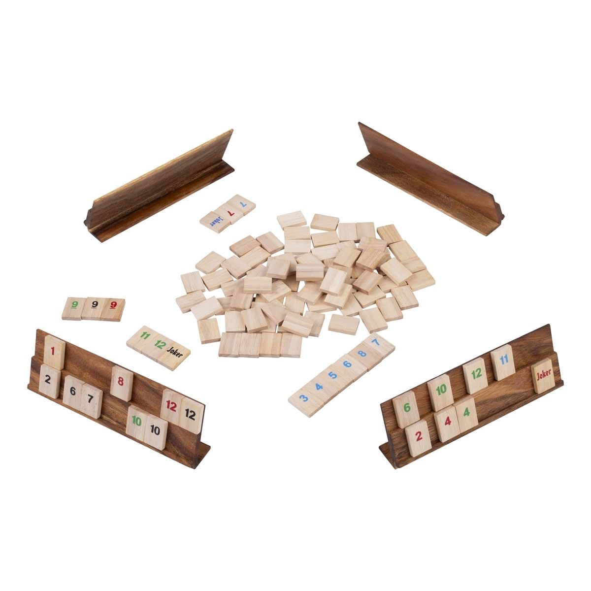 Engelhart Rummy Wooden Tile Game