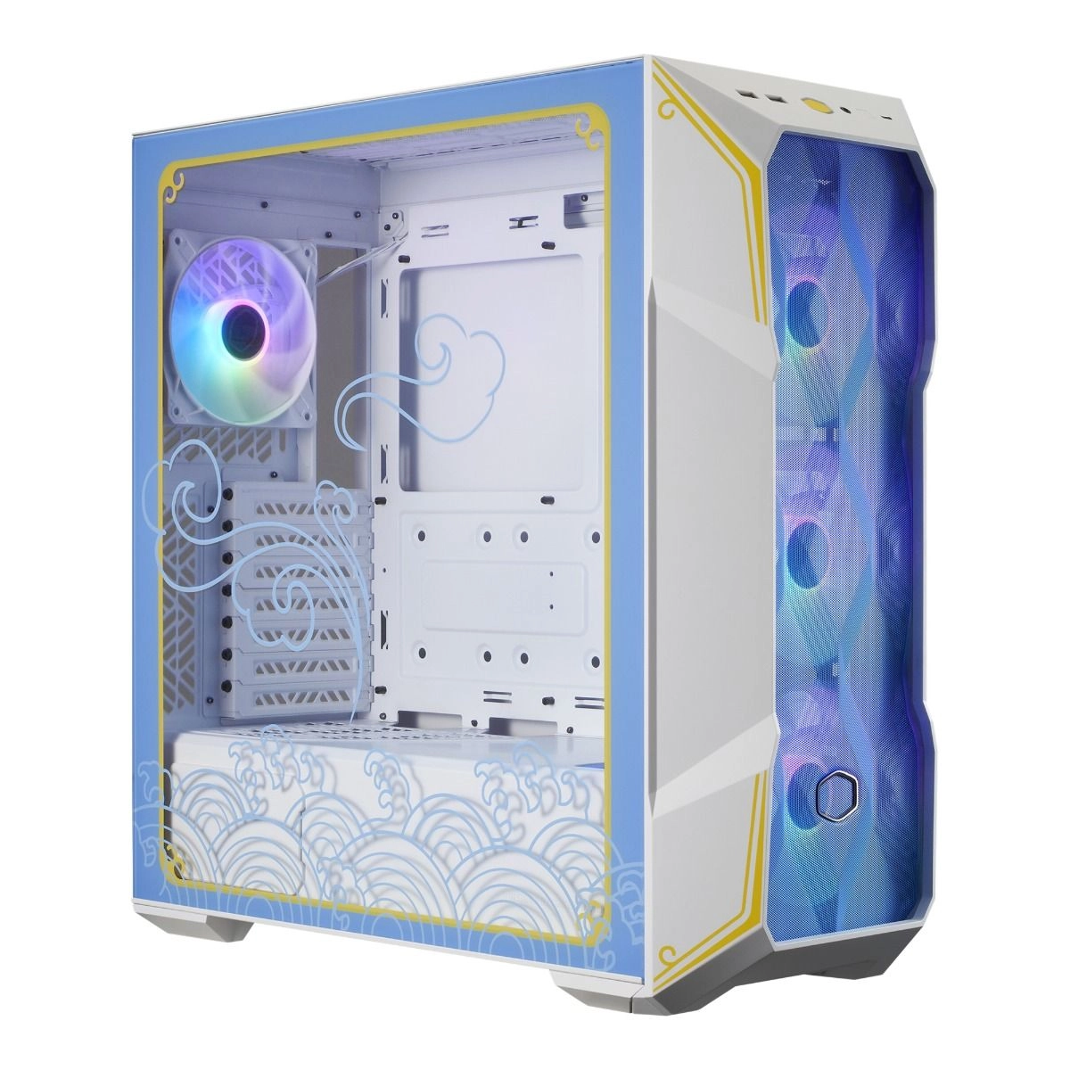 TD500 Mesh - Fully tempered glass side panel Mid-tower PC case