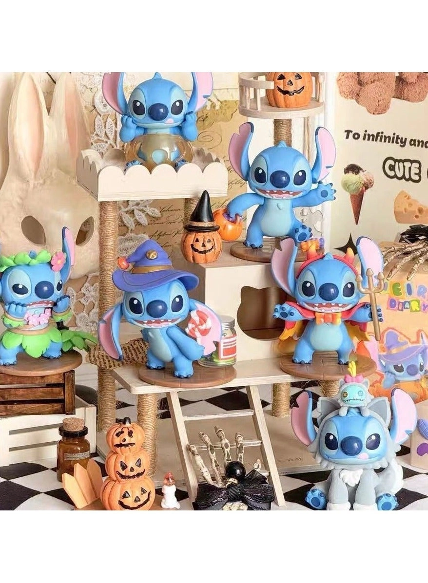 Stitch's Wacky Diary Series Blind Box - Stitch (QQ0814) 6 pcs