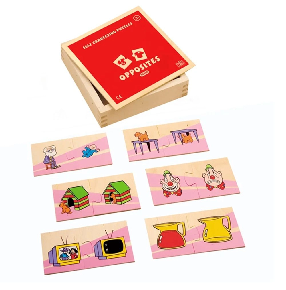 Edu Fun Self Correcting Puzzles - Opposites - Suitable for 3 years & above