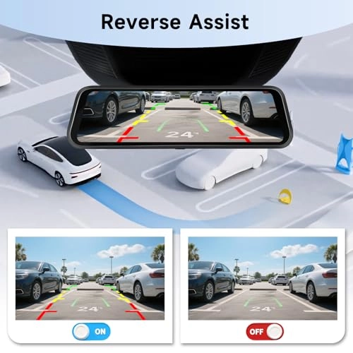WiFi Mirror Dash Cam - 2K