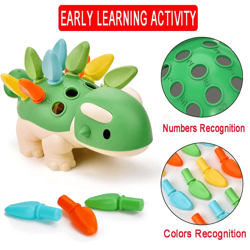 Developmental Dinosaur Educational Toy - 6-24 months 12pcs
