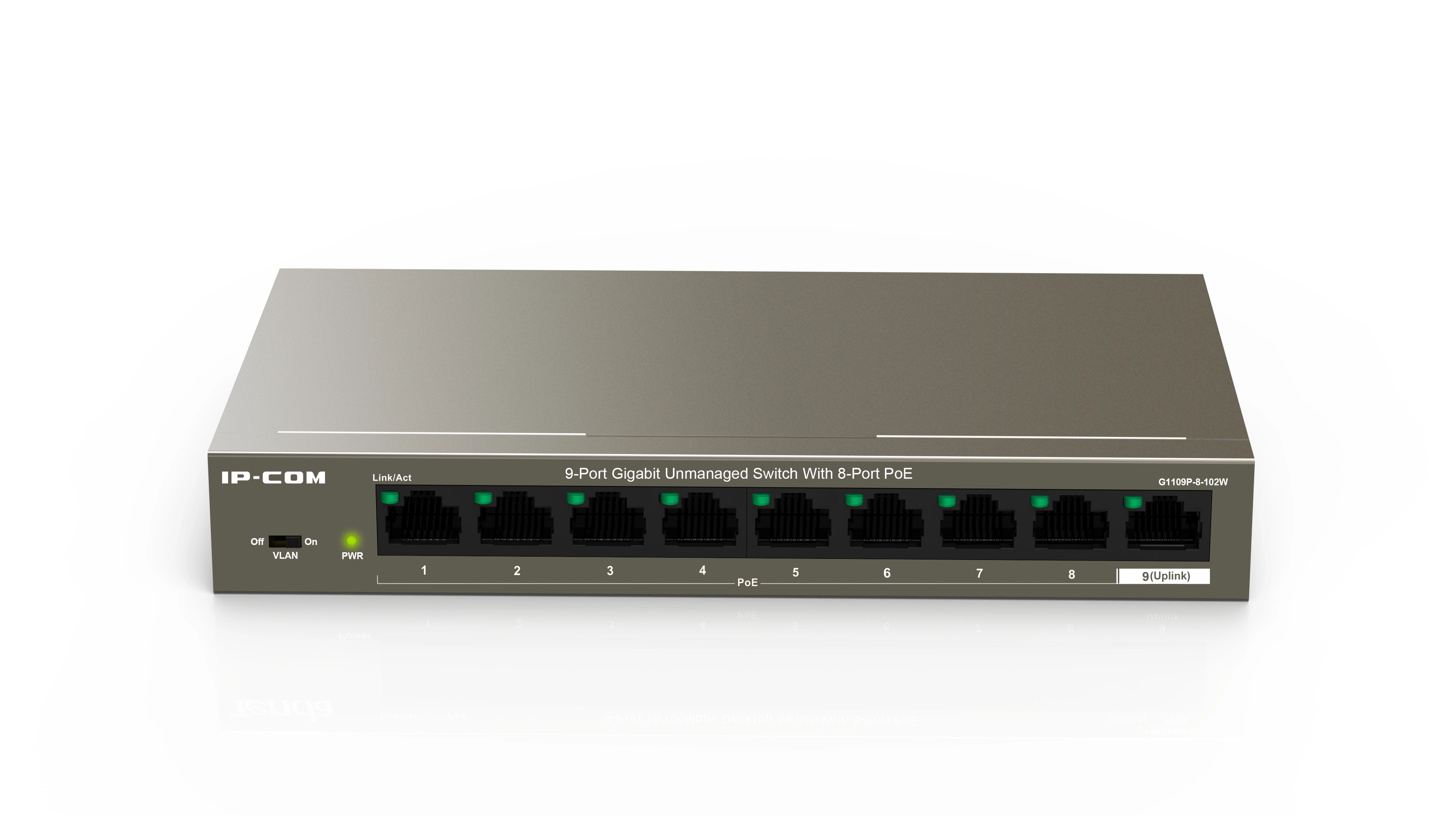 G1109P-8-102W 9-ports