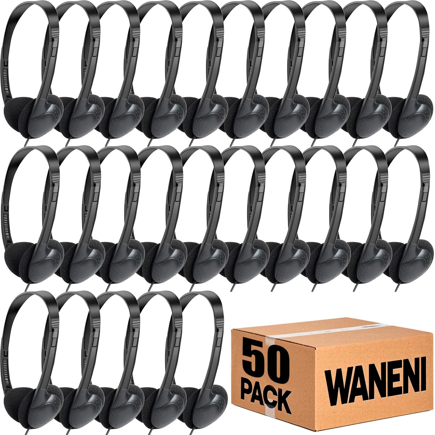 JS857 Wired Headphone 30 Pack