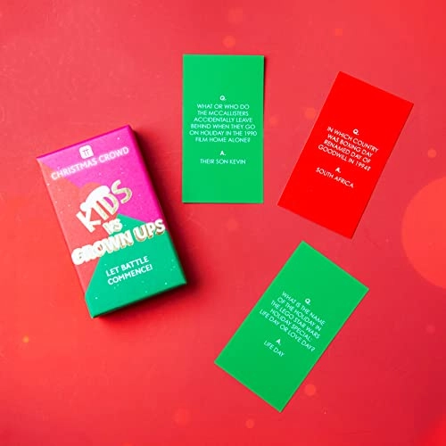 Christmas Festive Trivia Quiz Game - 50 cards Card Game