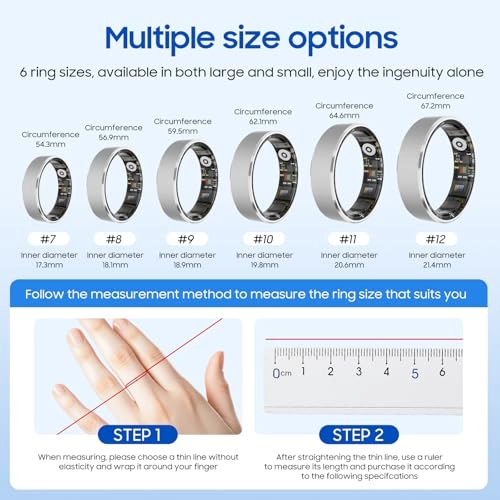 Smart Health Ring - Gold Size 9 IP68