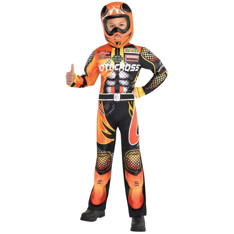 Party Centre Motorcross Driver Costume