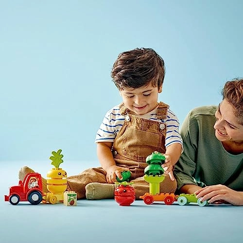 DUPLO My First Fruit and Vegetable Tractor (10982) - Multicolor 18 months and up
